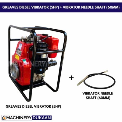 Greaves Diesel Vibrator 5HP with Vibrator Needle Shaft (60mm)