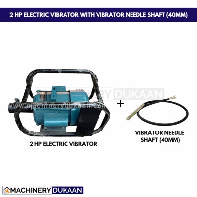 2 HP Electric Vibrator with Vibrator Needle Shaft (40mm)