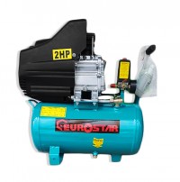 Eurostar Air Compressor 2HP Copper Winding Motor 25 Litre